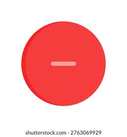 nihilism simple flat icon illustration