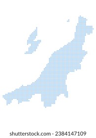 Icono de punto de círculo del mapa de niigata