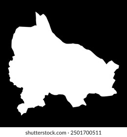 Niksic Municipality map, administrative subdivision of Montenegro. Vector illustration.