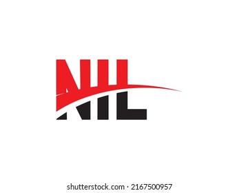 Erstmalige Vektorgrafik des Logo-Designs für NIL-Buchstaben