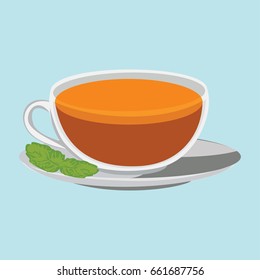 Nilgiri tea vector illustration