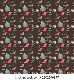 nimal Bird design pattern can be used for pattern, clothes, wallapapper design needs