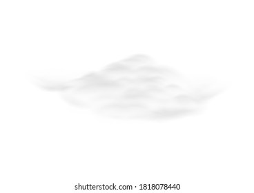 Nimbostratus cloud vectors isolated on white background ep64