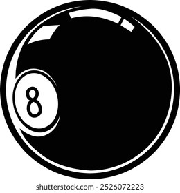 nine ball vector for design needs