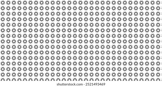 Nine corner Star pattern design