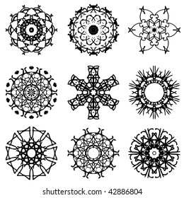 Nine Decorative Designs