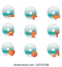 nine different icons for devices and web