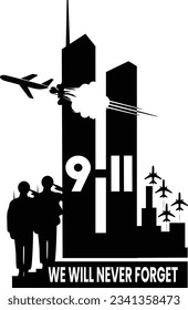 Nine eleven memorial day with air force