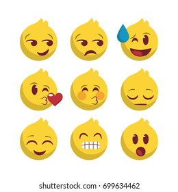 Nine emoji set