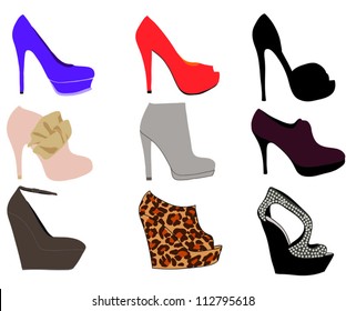 Nine High heels