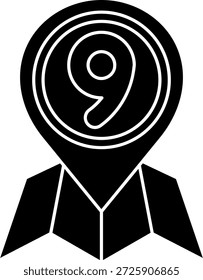 Neun Linien, Vektorsymbol-Design