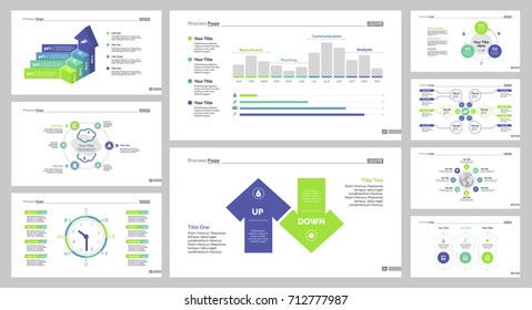 Nine Management Slide Templates Set