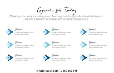 nine option informational templates. numeric infographic template. infographic template for business, magazine, annual report, internet, web, education