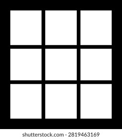 Nine Pane Grid Window Icon