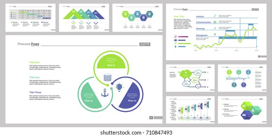 Nine Planning Slide Templates Set