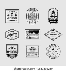 nine sets of outdoor stamp