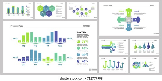 Nine Statistics Slide Templates Set