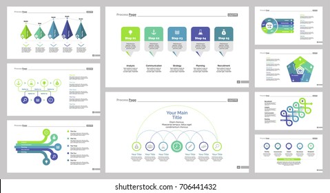 Nine Teamwork Slide Templates Set