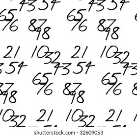 Nine two-digit numbers differing by eleven