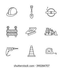 nine under construction icons