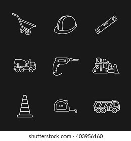 nine under construction icons