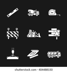 nine under construction icons