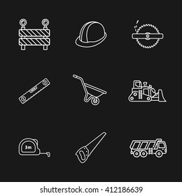 nine under construction icons