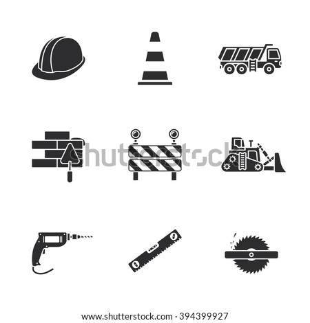 nine under construction icons