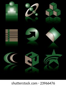 nine vector symbols to choose from