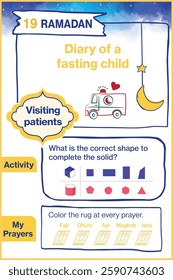 The nineteenth day of Ramadan, the diary of a fasting child