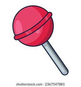 nineties pop art style candy icon isolated