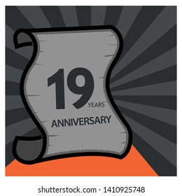 Ninety four years anniversary. anniversary template design for web, game ,Creative poster, booklet, leaflet, flyer, magazine, invitation card - Vector