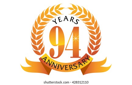 Ninety Four Years Gift Box Ribbon Anniversary 