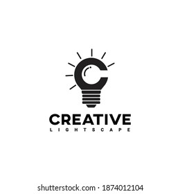 Ninety Nine Logo, Lamp Idea Logo, Idea Logo

