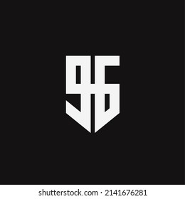 ninety six logo template design