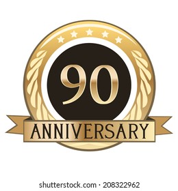Ninety Year Anniversary Seal
