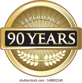 Ninety Years Experience Gold Award