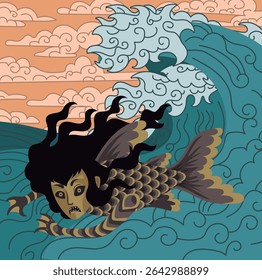 ningyo strange japanese folklore sea creature