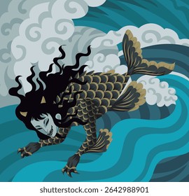 ningyo strange japanese folklore sea creature