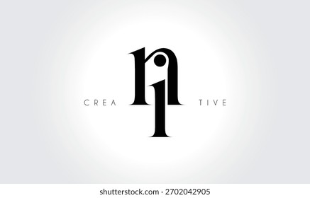 NIni Elegant Serif Monogram Logo – Luxury Lowercase Typographic Lettermark for Modern Branding