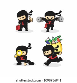 Ninja activity mascot