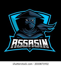 Ninja Assasin Gaming Mascot Logo