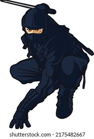 Ninja Assasin Stealth Killing Stance 