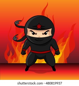 Ninja Assassin cartoon vector 10,hero cartoon vector