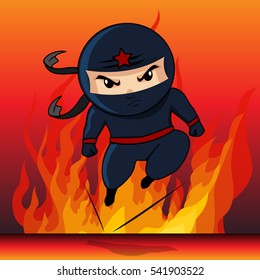 Ninja Assassins cartoon vector 10