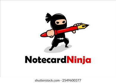 ninja trazer grande caneta logotipo