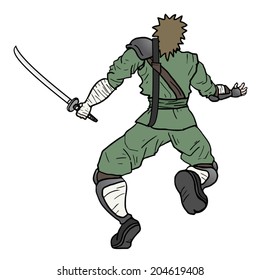 Ninja cartoon