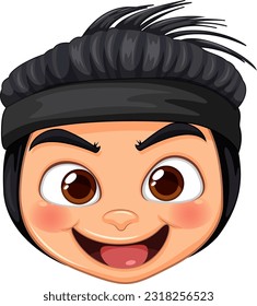 ninja cartoon character illustration