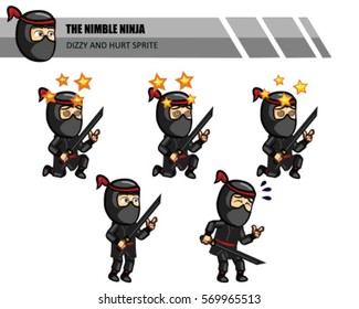 Ninja Cartoon Game Animation Sprite