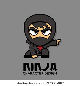 Ninja character fun design 